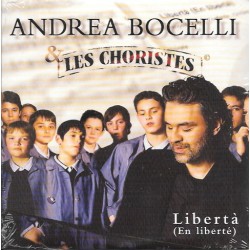 Andrea Bocelli & Les Choristes - Libertà - CD Single - 2005 France - Classical Pop