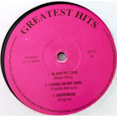 Bryan Ferry, Freddie Mercury, Enigma, Duran Duran, Blondie - Greatest Hits - Maxi Vinyl 12 inches