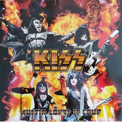 Kiss - Austin Loves It Loud - LP Vinyl Album - 2023 Europe - Coloured Blue - Heavy Metal