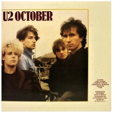 U2 - October - LP Vinyl Album - Greece Edition - Alternative Rock