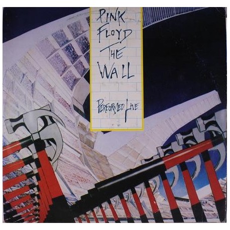 Pink Floyd - The Wall - Performed Live - LP Vinyl Album - UK 1982 - Coloured Red - Psychedelic Rock