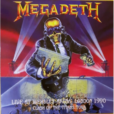 Megadeth - Live At Wembley Arena - London 1990 - LP Vinyl Album - 2023 Europe - Thrash Metal