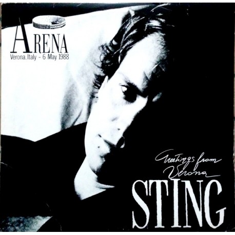 Sting – Arena - Greetings From Verona - Double LP Vinyl Album - Italy 1988 - Rock Pop Music
