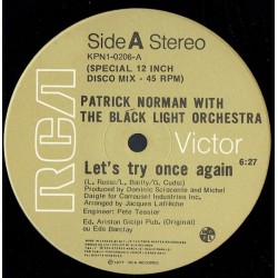 Patrick Norman With The Black Light Orchestra - Let's Try Once Again - Maxi Vinyl 12 inches - Canada 1977 - Disco Funk
