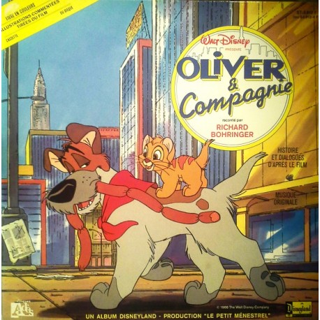 Richard Bohringer - Oliver & Compagnie - LP Vinyl Album+ Leaflet - 1988 France - Children - Enfants