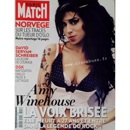 Revue Amy Winehouse Paris Match 2011 Reportage