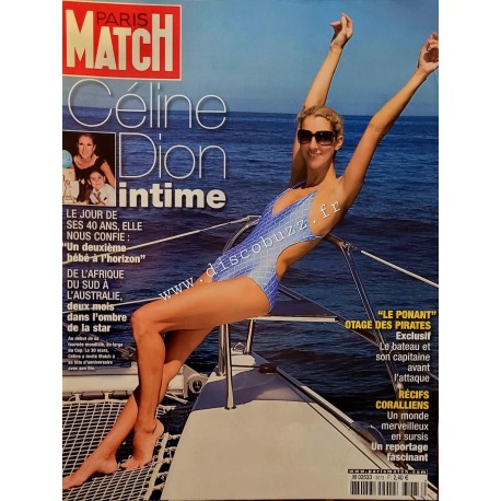 Celine Dion magazine Paris Match France 2008 Reportage photo