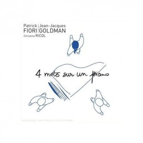 Jean Jacques Goldman & Patrick Fiori - 4 Mots Sur Un Piano - CD Single