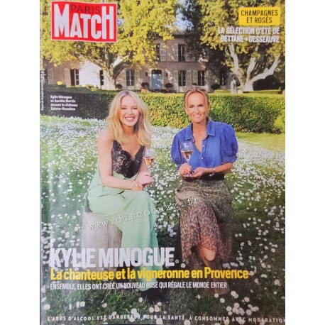 Kylie Minogue Magazine Paris Match France 2022 Promo French Wine