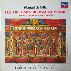 Manuel de Falla - Les Tréteaux De Maître Pierre - Concerto Pour Clavecin - LP Vinyl Album - 1981 France - Classical Music