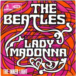 The Beatles - Lady Madonna - The Inner Light - Vinyl 7 inches - 1968 France - British Pop