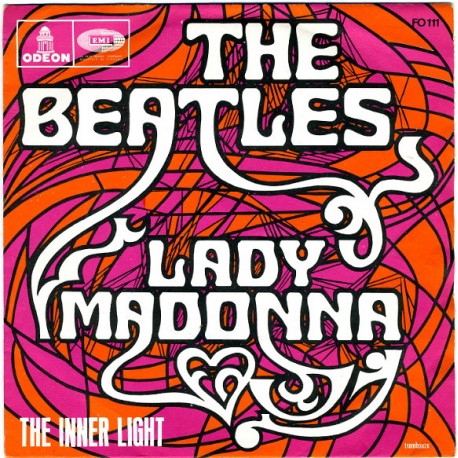The Beatles - Lady Madonna - The Inner Light - Vinyl 7 inches - 1968 France - British Pop