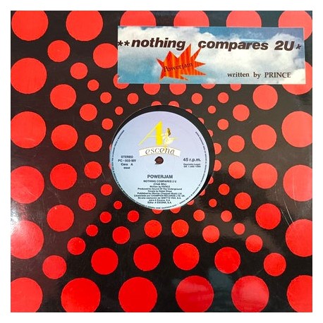 Powerjam - Nothing Compares 2 U (Prince) - Maxi Vinyl 12 inches - 1992 Spain - Synth Pop