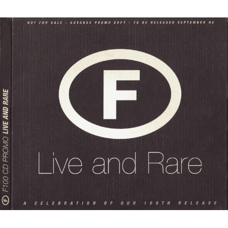 F COM - Live And Rare - Double CD Album - Promo Compilation - France 1998 - House Techno