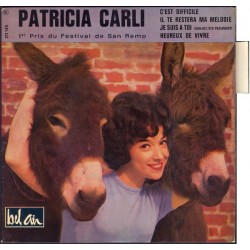 Patricia Carli - C'est Difficile - Vinyl 7 inches - France 1964 - Sixties Chanson Française