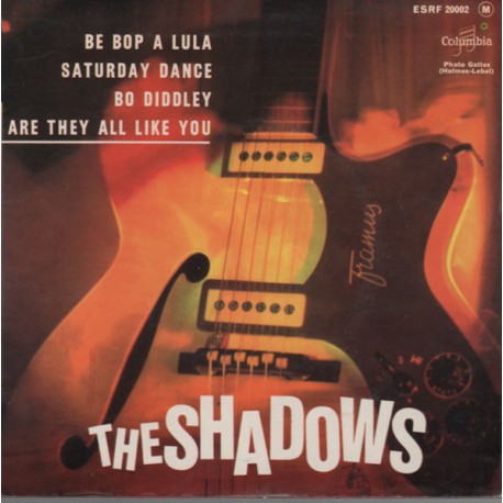 The Shadows - Be Bop A Lula - EP Vinyl 7 inches - 1963 France - Sixties Rock