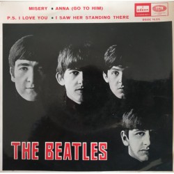 The Beatles - Misery - Anna (Go To Him) - P.S. I Love You - I Saw Her Standing Ther - EP Vinyl 7 inches - 1964 Spain - Brit Pop