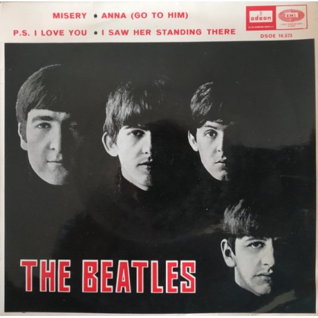 The Beatles - Misery - Anna (Go To Him) - P.S. I Love You - I Saw Her Standing Ther - EP Vinyl 7 inches - 1964 Spain - Brit Pop