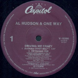 Al Hudson & One Way - Driving Me Crazy - Maxi Vinyl 12 inches - USA 1988 - Funk Soul