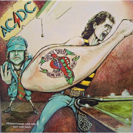 AC/DC - Dirty Deeds Done Dirt Cheap - Vinyl 7 inches - Promo Coloured - Hard Rock Blues