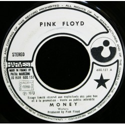 Pink Floyd - Money - Vinyl 7 inches - 1973 France - Psychedelic Rock