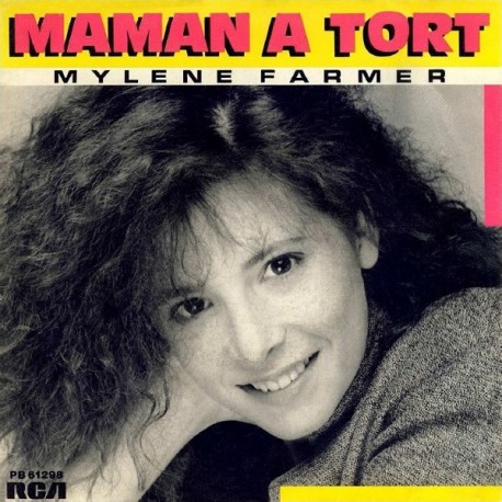 Mylene Farmer - Maman A Tort - Vinyl 7 inches - 1984 France - Chanson Française