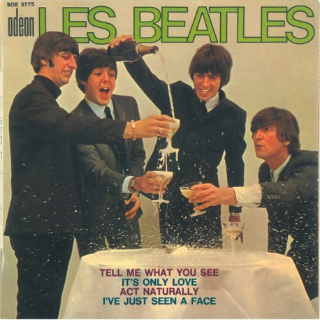 Les Beatles - Tell Me What You See - EP Vinyl 7 inches - 1965 France - BritPop Beat