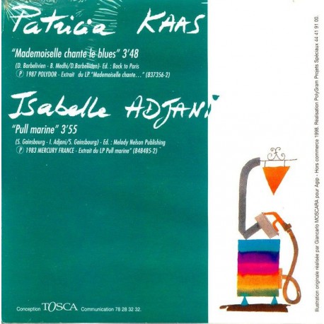 Patricia Kaas - Isabelle Adjani - CD Single Promo