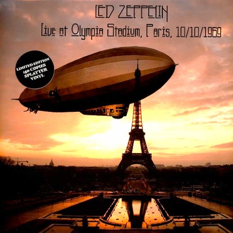 Led Zeppelin - Live at Olympia Stadium Paris 1969 - Double LP Vinyl Album - Limited Splatter - Blues Rock