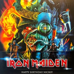 Iron Maiden - Happy Birthday Nicko ! - Double LP Vinyl Album - 2024 Italy - Coloured Marbled - Heavy Metal