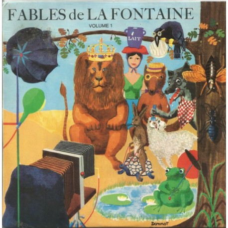 La Compagnie Du Tourne-Conte - Fables De La Fontaine Volume 1 - Vinyl 7 inches - Poetry Children