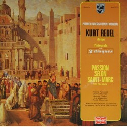 Kurt Redel - Passion Selon Saint-Marc Telemann - Double LP Vinyl Album - France - Classical Music