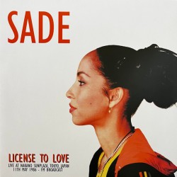 Sade - License To Love - Live at Nakano Sunplaza Tokyo - LP Vinyl Album - Italy 2024 - Soul Jazz