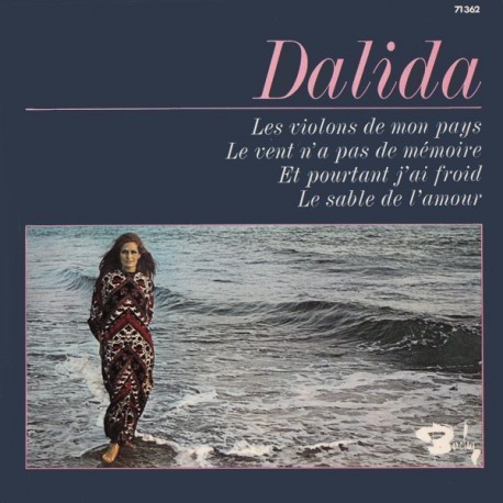 Dalida - Les Violons De Mon Pays - EP Vinyl 7 inches - 1969 France  - Chanson Française