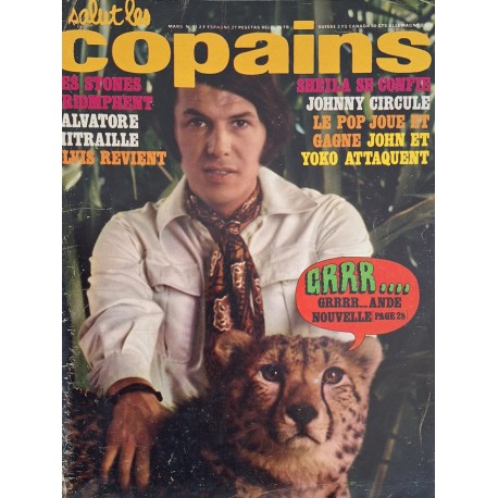 Revue Salut Les Copains 91 Mars 1970 - Magazine France - Adamo, Hallyday, John Lennon, Rolling Stones..