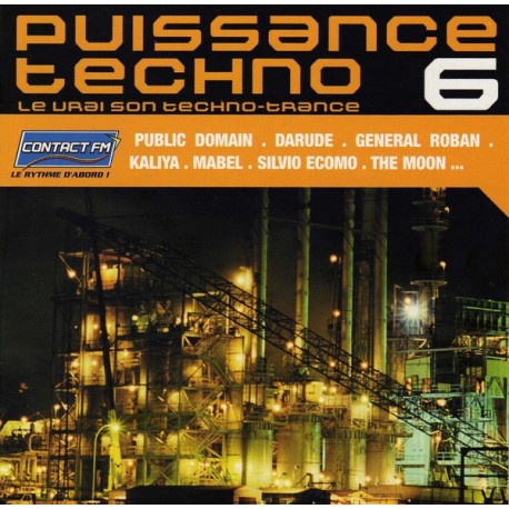 Puissance Techno 6 - CD Album - Compilation - 2001 France - Industrial Techno Trance
