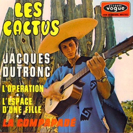 Jacques Dutronc - Les Cactus - EP Vinyl 7 inches - 1966 France - Sixties Rock
