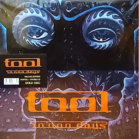 Tool - 10000 Days - Deluxe Edition with mask effect - Silver with Poster - Alternative Rock Music-