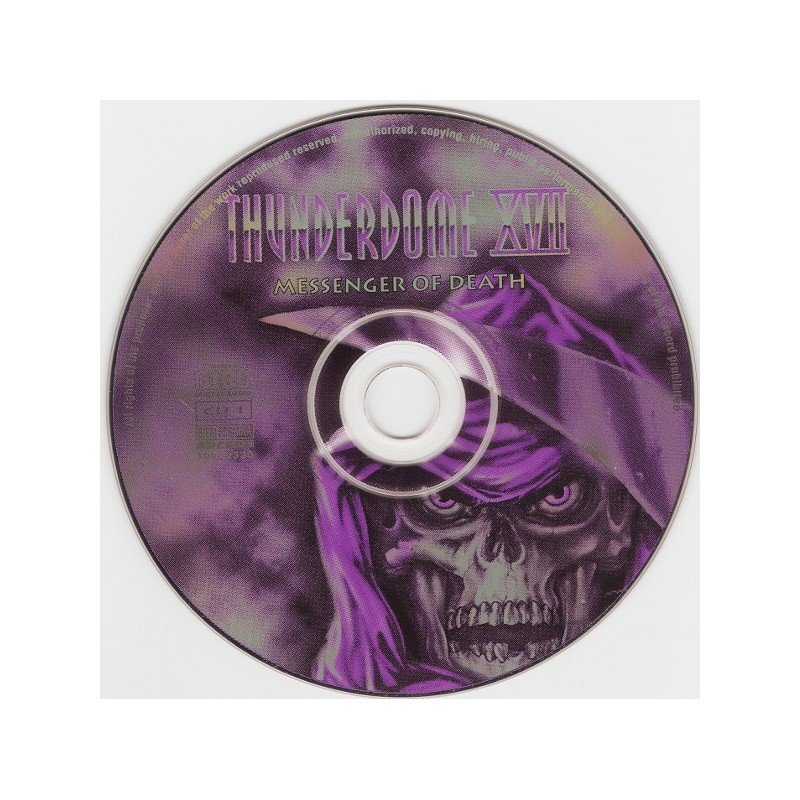 CD Thunderdome XVII Messenger Of Death album double 1997 Hardcore