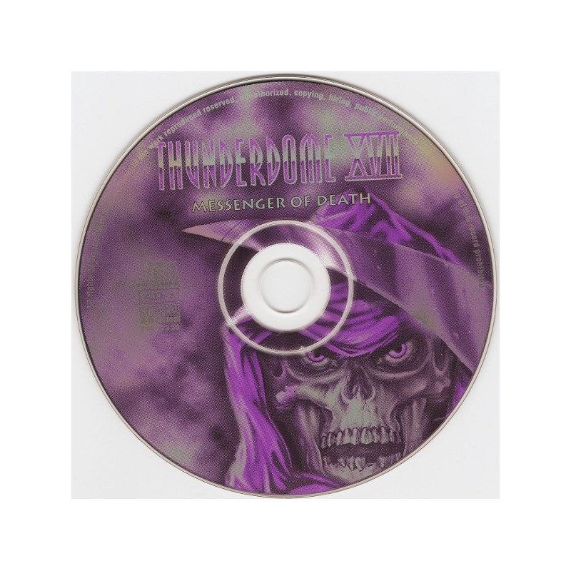 CD Thunderdome XVII Messenger Of Death album double 1997 Hardcore