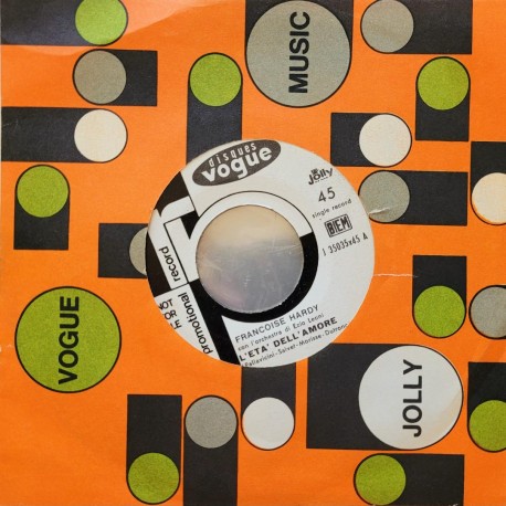 Francoise Hardy - L'Età Dell'Amore - Vinyl 7 inches - Promo - 1963 Italy - Chanson