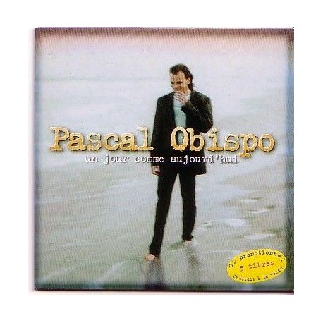 Pascal Obispo - Un Jour Comme Aujourd'Hui - CD Single Promo 