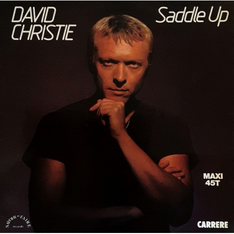 David Christie - Saddle Up - Maxi Vinyl 12 inches - 1982 France - Italo Disco
