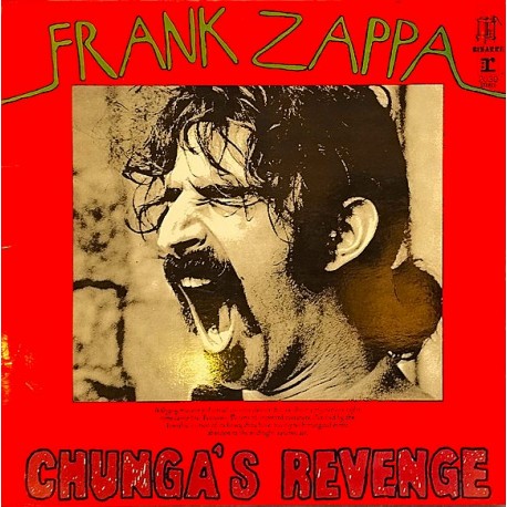 Frank Zappa - Chunga's Revenge - LP Vinyl Album - 1970 France -  -Fusion AvantGarde