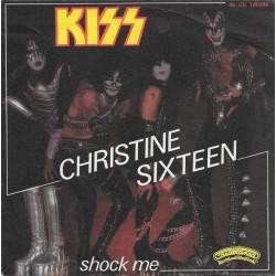 Kiss - Christine Sixteen - Vinyl 7 inches - 1977 France - Glam Hard Rock