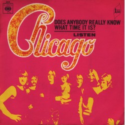 Chicago - Does Anybody Really Know What Time It Is? - Vinyl 7 inches - 1970 France - Rock Music