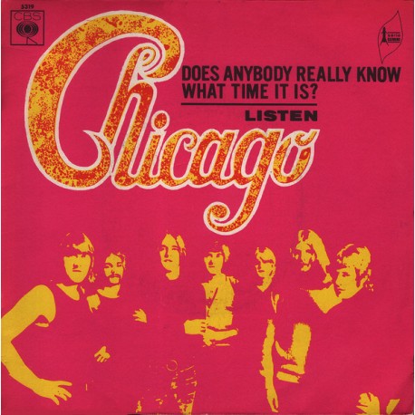 Chicago - Does Anybody Really Know What Time It Is? - Vinyl 7 inches - 1970 France - Rock Music