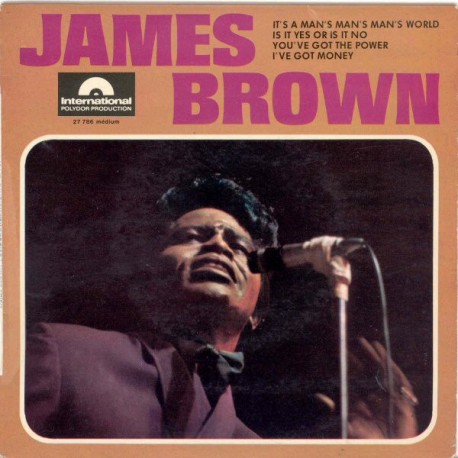 James Brown - It's A Man's Man's Man's World - EP Vinyl 7 inches - 1966 France - Soul Music