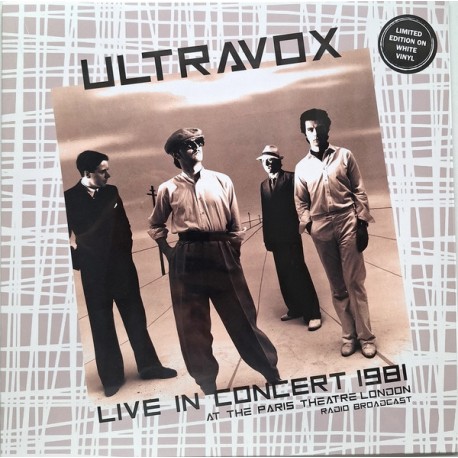 Ultravox - Live in Concert 1981 - Paris Theatre London - LP Vinyl Album - 2024 Europe - New Wave