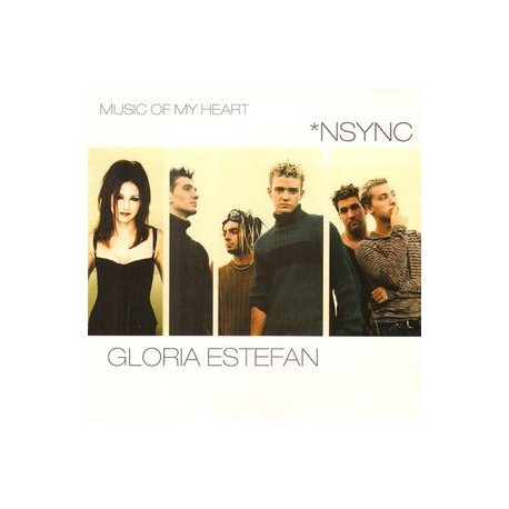 Gloria Estefan ‎& Nsync– Music Of My Heart - CD Single Promo